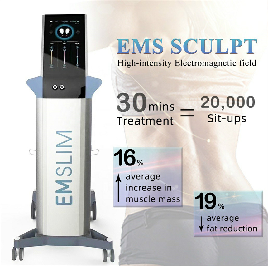 ขายร้อน Hiemt Emsculpt Body Sculpting Stimulator เครื่อง Electromagnetic Slimming Machine