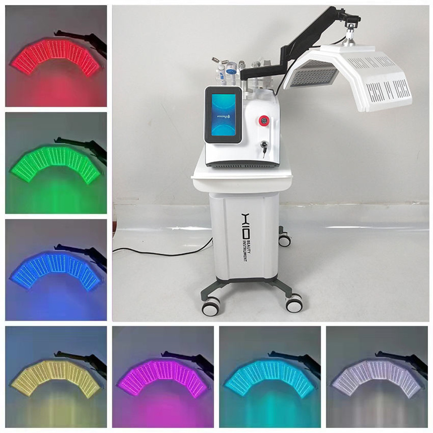 7 สี LED pdt bio-light therapy Skin Rejuvenation Machine 6 in 1 Rf Face Lifting อินฟราเรดอุปกรณ์บำบัดด้วยแสง